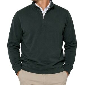 Peter Millar Dark Green Quarter Zip Pullover Mens XXL
